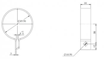 399 р. Хомут глушителя MAN (d=85.5) (цинк) DINEX DINEX 99785  с доставкой в г. Вологда. Увеличить фотографию 3
