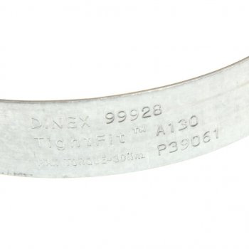 1 299 р. Хомут глушителя DAF (d=128-132) (цинк) E-line DINEX DINEX 99928  с доставкой в г. Вологда. Увеличить фотографию 2
