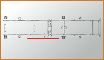 4 999 р. Удлинитель ГАЗ-3302 рамы средний левый сверленый L=940мм толщина 4мм АЗГ АЗГ а-135-330202.01  с доставкой в г. Вологда. Увеличить фотографию 6