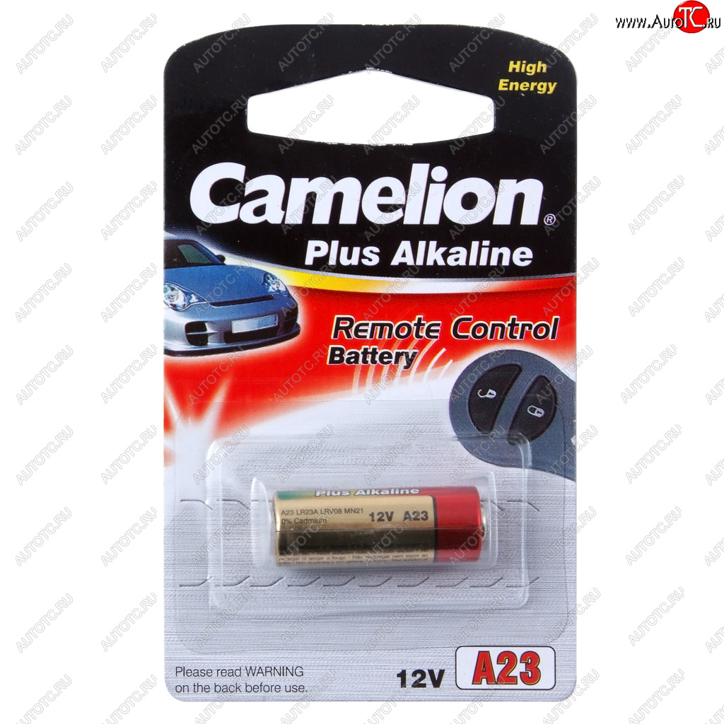 96 р. Батарейка A23 3LR50 12V (пульт сигнализации) блистер 1шт. Alkaline CAMELION CAMELION a23-bp1  с доставкой в г. Вологда