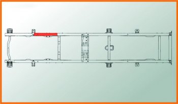 3 299 р. Усилитель ГАЗ-3302 №2 рамы под кабину правый L=1200мм толщина 4мм АЗГ АЗГ а-275-3302.02  с доставкой в г. Вологда. Увеличить фотографию 6