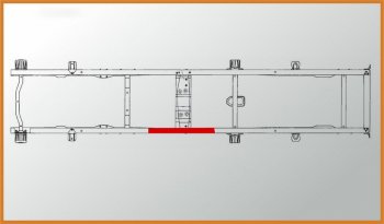 2 169 р. Усилитель ГАЗ-33023 рамы центральный левый L=600мм АЗГ АЗГ а-295-3302.01  с доставкой в г. Вологда. Увеличить фотографию 5