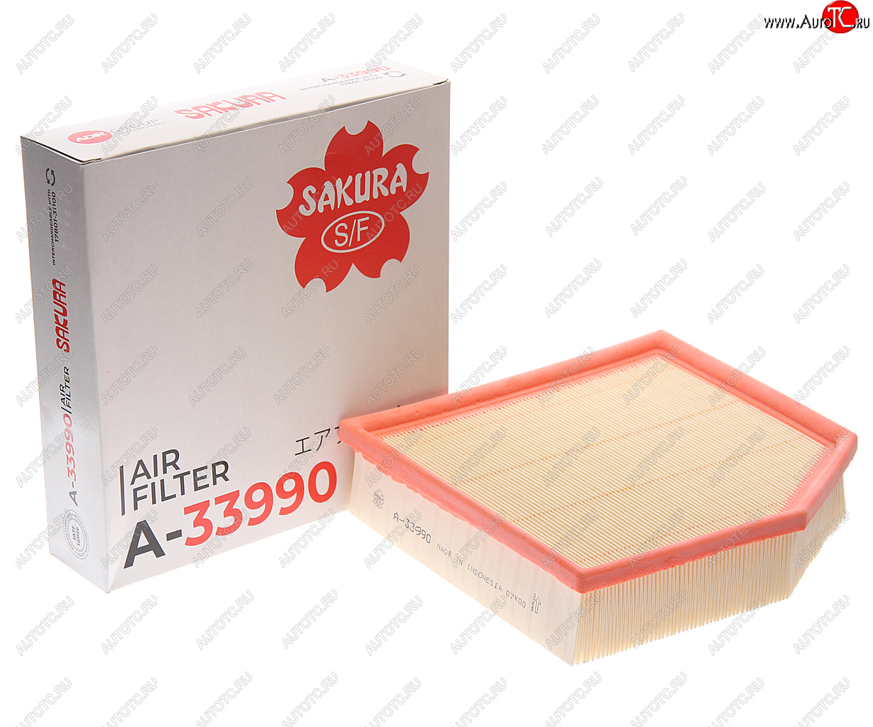 1 579 р. Фильтр воздушный TOYOTA Rav 4 (13-) (2.2 D4-D) LEXUS IS (13-),GS250 (12-) SAKURA SAKURA a33990  с доставкой в г. Вологда