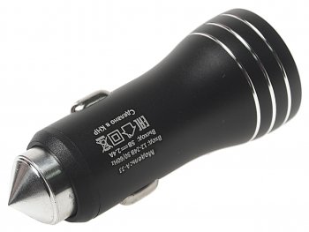 449 р. Устройство зарядное в прикуриватель 2USB 12V FAISON FAISON a-33 black FAISON a-33 black  с доставкой в г. Вологда. Увеличить фотографию 2