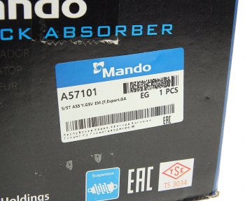 7 299 р. Амортизатор CHEVROLET Cobalt (13-) передний правый газовый MANDO MANDO a57101 MANDO a57101  с доставкой в г. Вологда. Увеличить фотографию 6