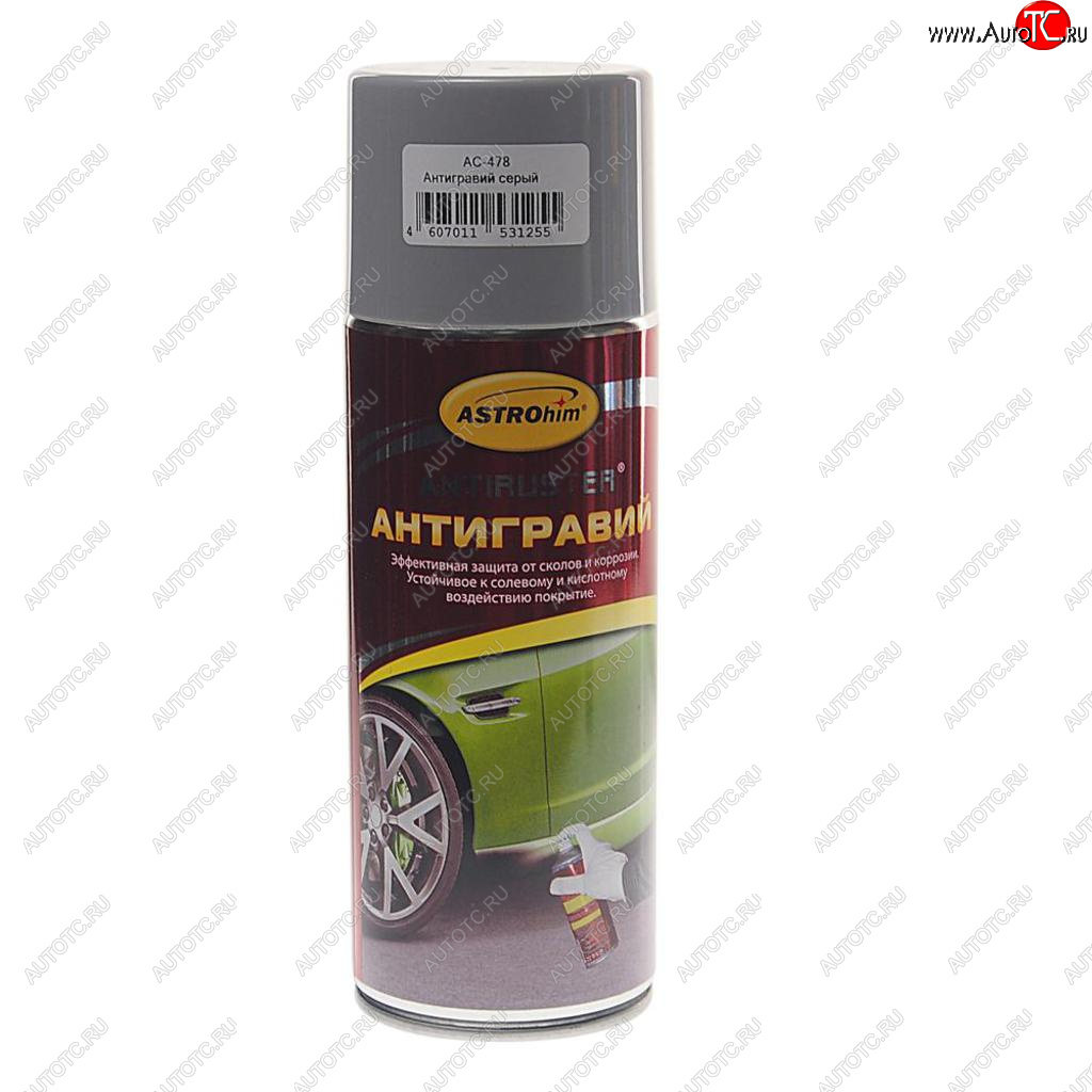 389 р. Антигравий серый аэрозоль 0.52л ASTROHIM ASTROHIM ac-478  с доставкой в г. Вологда