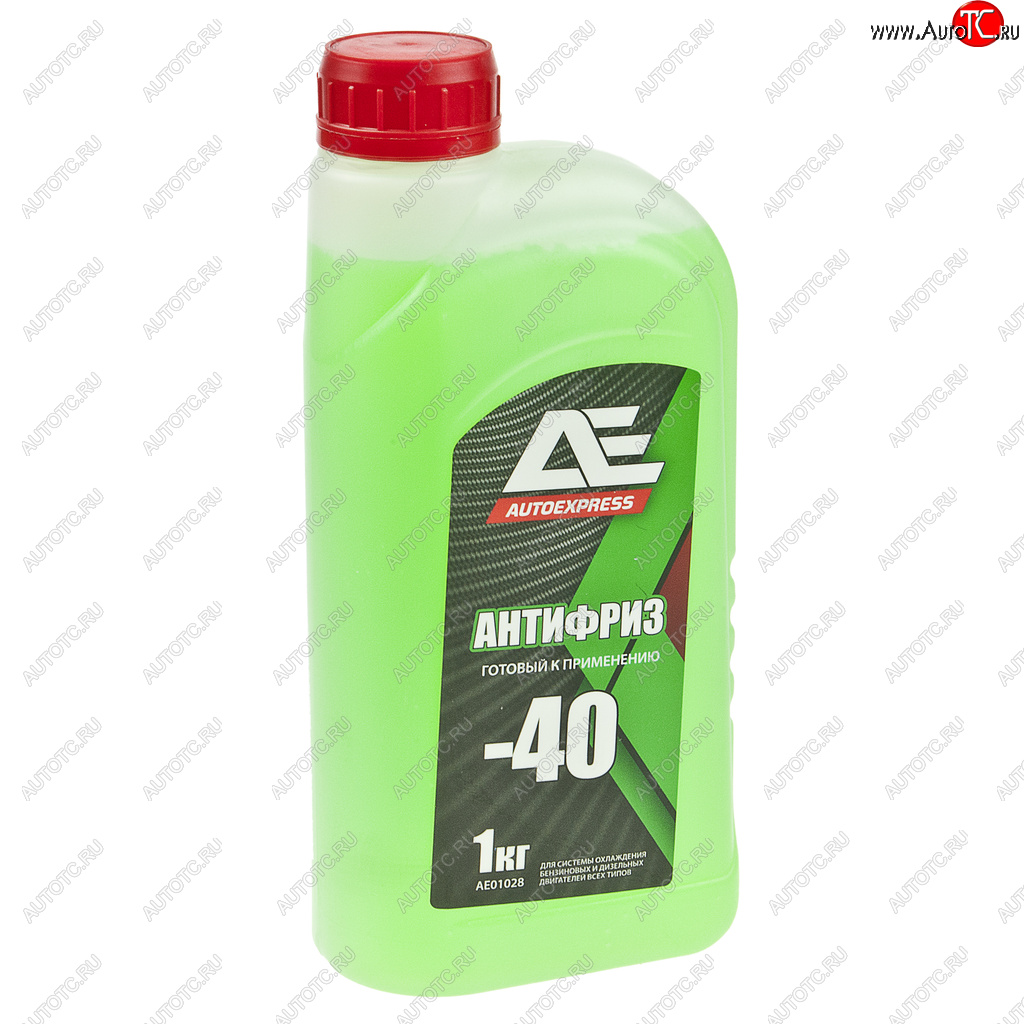 173 р. Антифриз зеленый -40C 1кг G11 GREEN AUTOEXPRESS ТИТАН-СМ ae-01028  с доставкой в г. Вологда