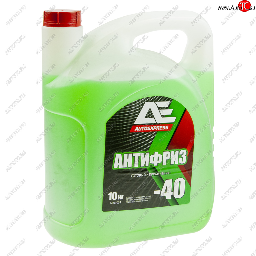 1 699 р. Антифриз зеленый -40C 10кг G11 GREEN AUTOEXPRESS ТИТАН-СМ ae-01031  с доставкой в г. Вологда