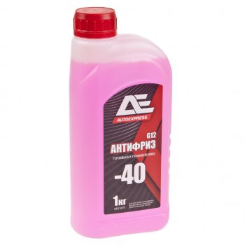 Антифриз красный -40C 1кг G12 RED AUTOEXPRESS ТИТАН-СМ ae-01073