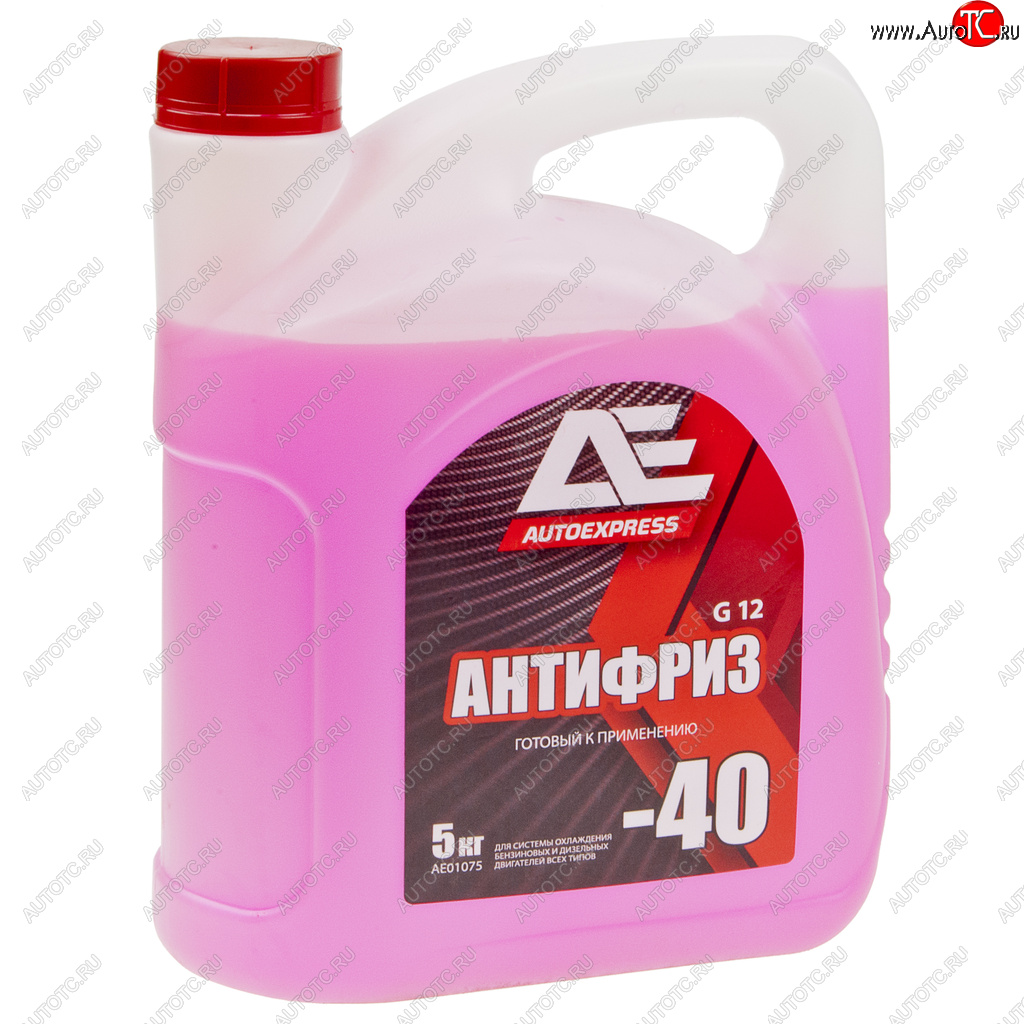 899 р. Антифриз красный -40C 5кг G12 RED AUTOEXPRESS ТИТАН-СМ ae-01075  с доставкой в г. Вологда