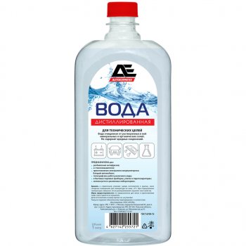 Вода дистиллированная 1л ПЭТ AUTOEXPRESS ТИТАН-СМ ae-0801