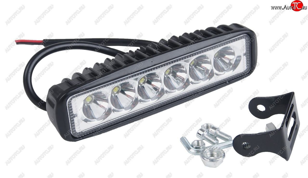 659 р. Фара рабочего света 155х70х40мм E-18W 6LED (направленный свет) AVTOELECTRICA AVTOELECTRICA ae18rt-6led-drl-hc ае  с доставкой в г. Вологда