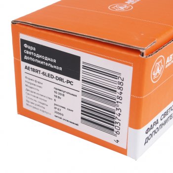 659 р. Фара рабочего света 155х70х40мм E-18W 6LED (рассеянный свет) AVTOELECTRICA AVTOELECTRICA ae18rt-6led-drl-pc ае  с доставкой в г. Вологда. Увеличить фотографию 4