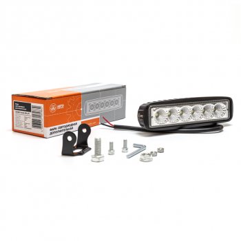 659 р. Фара рабочего света 155х70х40мм E-18W 6LED (рассеянный свет) AVTOELECTRICA AVTOELECTRICA ae18rt-6led-drl-pc ае  с доставкой в г. Вологда. Увеличить фотографию 9