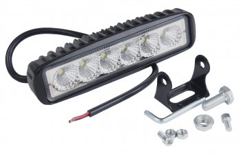 Фара рабочего света 155х70х40мм E-18W 6LED (рассеянный свет) AVTOELECTRICA AVTOELECTRICA ae18rt-6led-drl-pc ае