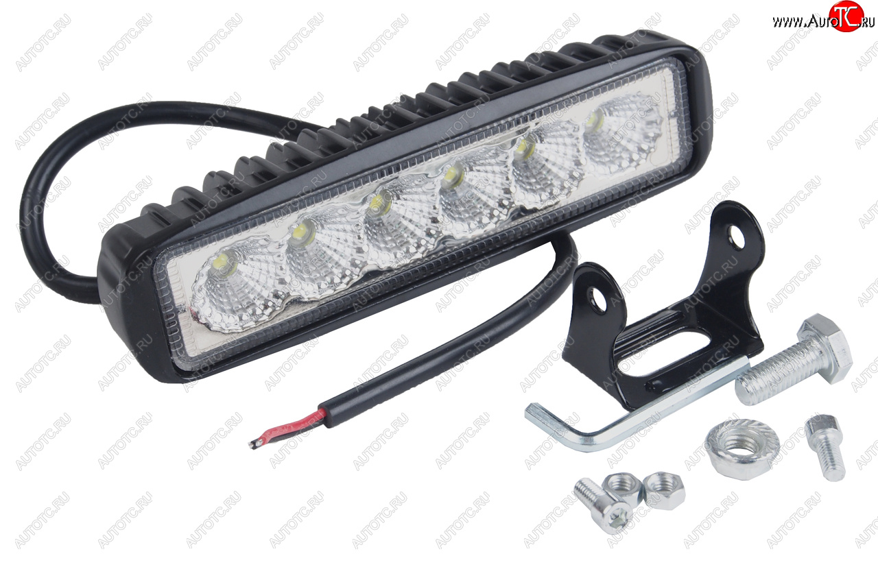 659 р. Фара рабочего света 155х70х40мм E-18W 6LED (рассеянный свет) AVTOELECTRICA AVTOELECTRICA ae18rt-6led-drl-pc ае  с доставкой в г. Вологда