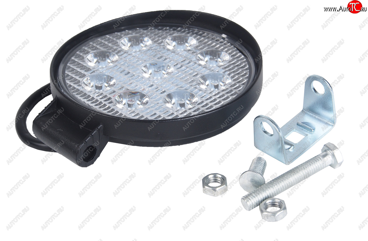 479 р. Фара рабочего света круглая 115х142x28мм 27W 9LED (направленный свет) AVTOELECTRICA AVTOELECTRICA ae27r-9led-28hc ае  с доставкой в г. Вологда