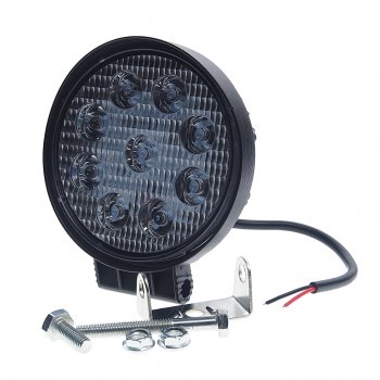 Фара рабочего света круглая 115х142x42мм 27W 9LED (рассеянный свет) AVTOELECTRICA AVTOELECTRICA ae27r-9led-42pc ае