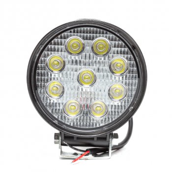 869 р. Фара рабочего света круглая 115х142x55мм 27W 9LED (рассеянный свет) AVTOELECTRICA AVTOELECTRICA ae27r-9led-55pc ае  с доставкой в г. Вологда. Увеличить фотографию 5