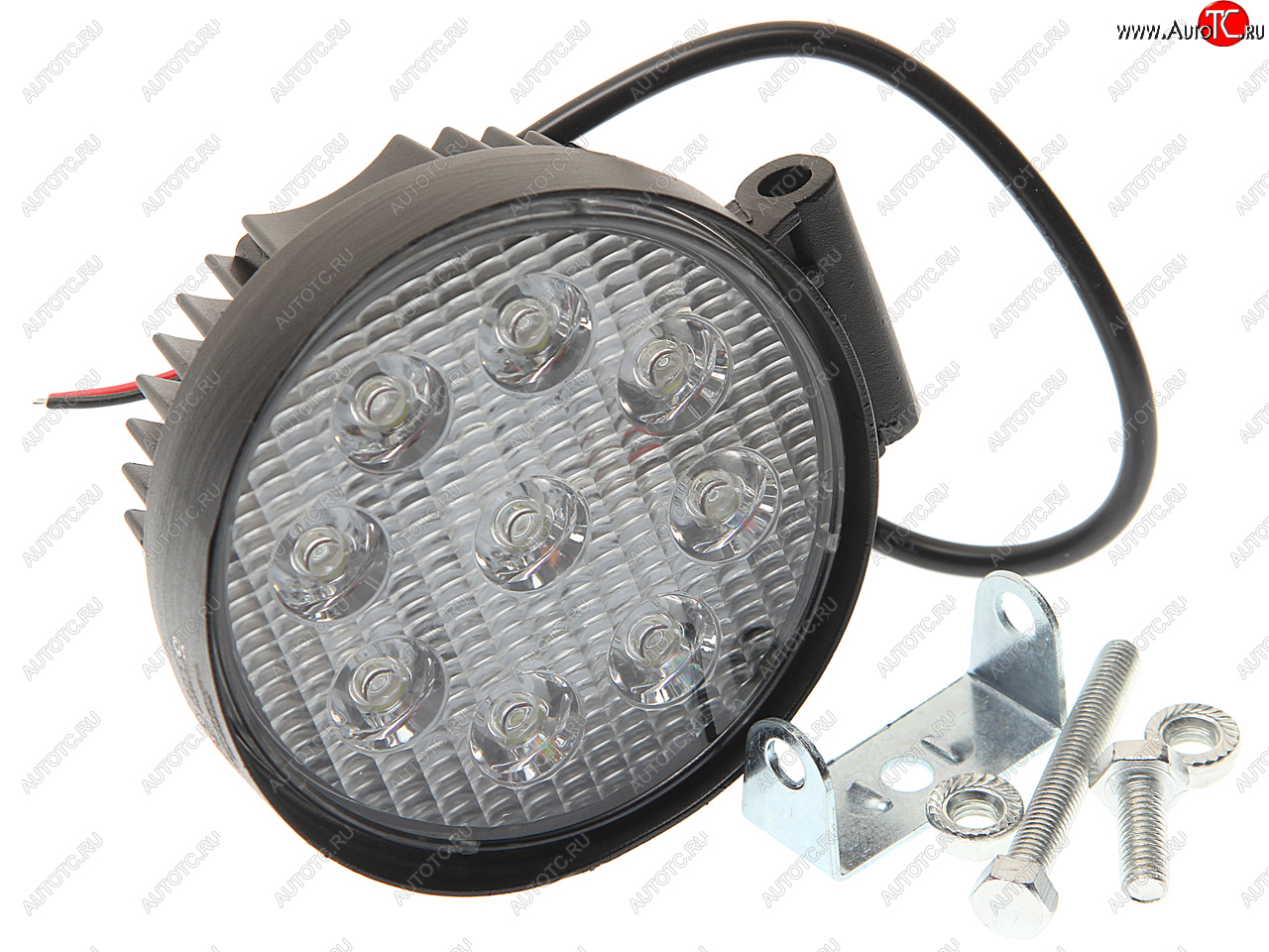 869 р. Фара рабочего света круглая 115х142x55мм 27W 9LED (рассеянный свет) AVTOELECTRICA AVTOELECTRICA ae27r-9led-55pc ае  с доставкой в г. Вологда