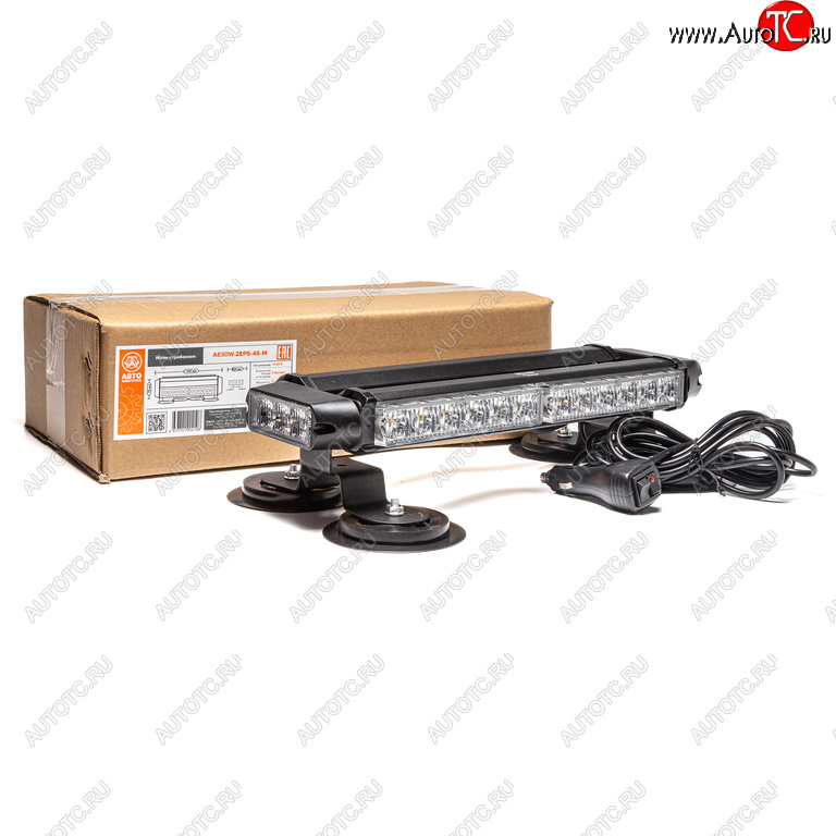 4 189 р. Балка светодиодная 1224V 30Вт на магните стробоскоп 4 стор.(2+2+2 блока Epistar) AVTOELECTRICA AVTOELECTRICA ae30w-2eps-4s-m  с доставкой в г. Вологда