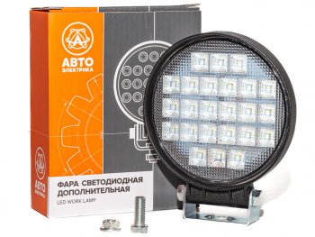 Фара рабочего света круглая 115х142х42 72Вт 24 светодиода рассеянный свет AVTOELECTRICA AVTOELECTRICA ae72r-24led-42pc