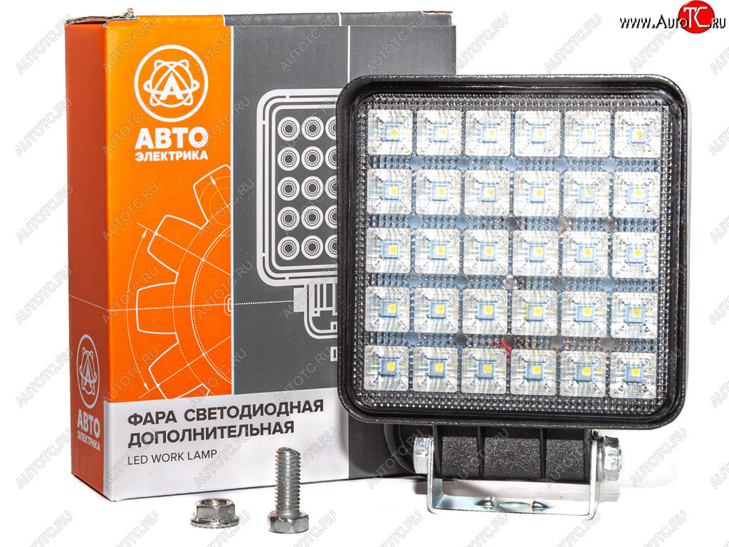719 р. Фара рабочего света квадратная 110х140х42 90Вт 30 светодиодов рассеянный свет AVTOELECTRICA AVTOELECTRICA ae90s-30led-42pc  с доставкой в г. Вологда