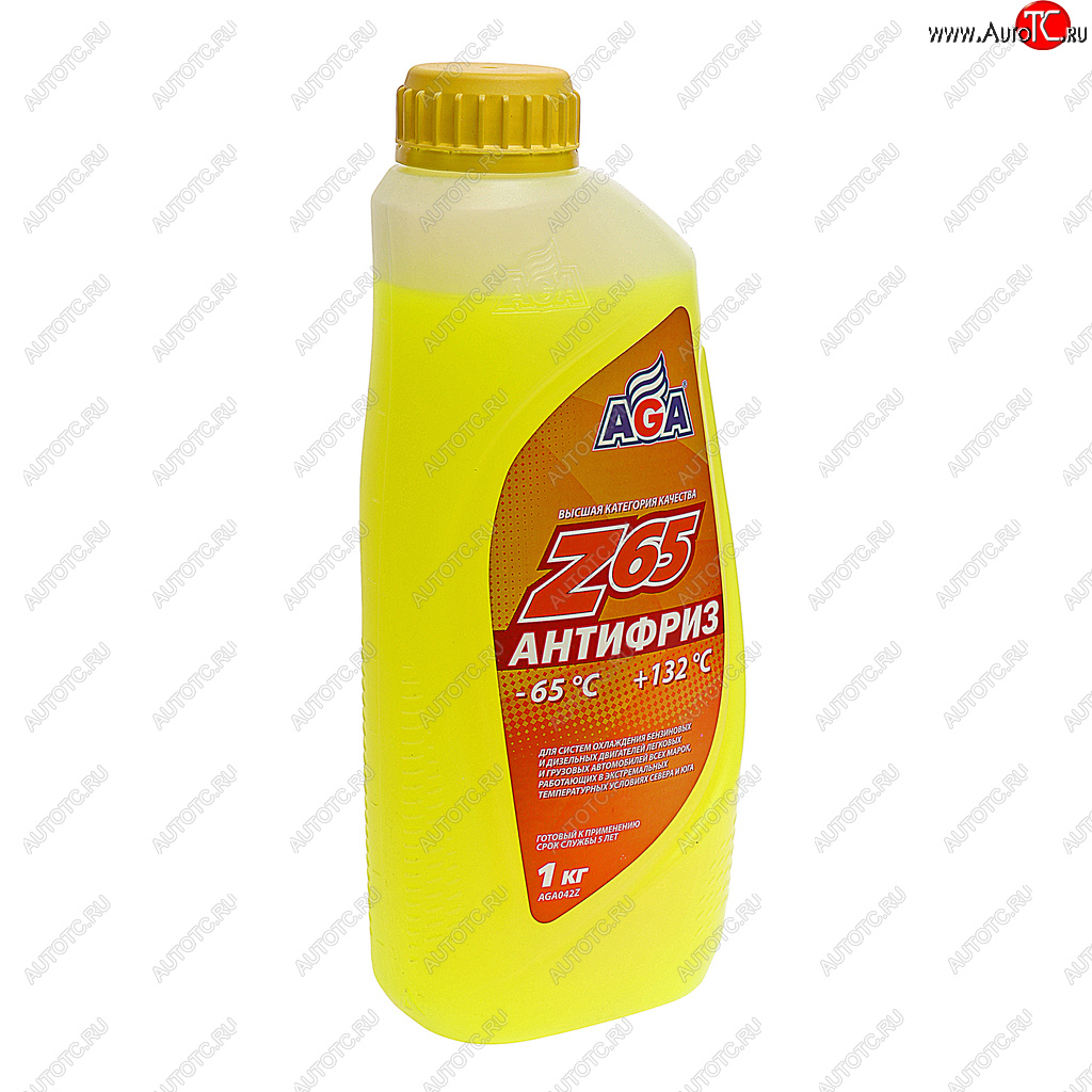 399 р. Антифриз желтый -65C 0.946л Antifreeze Z65 AGA AGA aga042z  с доставкой в г. Вологда