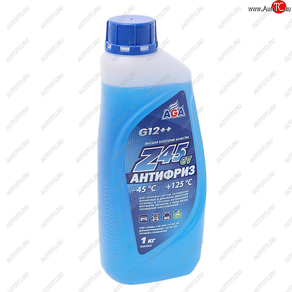489 р. Антифриз синий -45C 1кг Antifreeze G12++ AGA AGA aga305z  с доставкой в г. Вологда