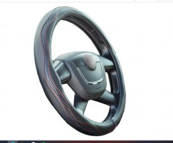979 р. Оплетка руля (L/39-40 см, экокожа/перфорация) AUTOLUXE AL-043 Mazda CX-3 DK рестайлинг (2018-2025) (черно-красная)  с доставкой в г. Вологда. Увеличить фотографию 3