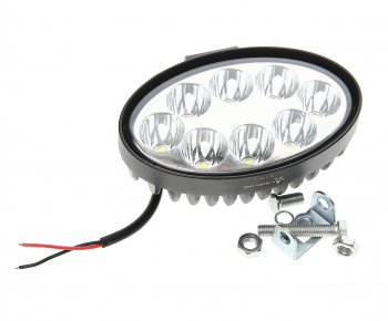 Фара рабочего света 140х86х55мм 24W 8LED овальная AIRLINE AIRLINE aled012