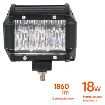 939 р. Фара рабочего света 98х78х65мм 18W 6LED 5D линза AIRLINE AIRLINE aled043  с доставкой в г. Вологда. Увеличить фотографию 5
