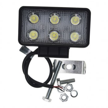 1 099 р. Фара рабочего света 110x60x45мм 18Вт (6 светодиодов) IP67 Allroad LUMEN LUMEN alr18w2lf  с доставкой в г. Вологда. Увеличить фотографию 2