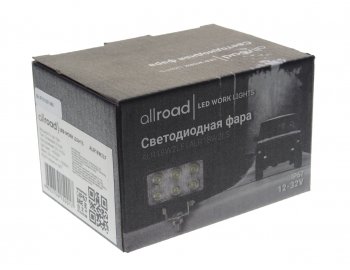 1 099 р. Фара рабочего света 110x60x45мм 18Вт (6 светодиодов) IP67 Allroad LUMEN LUMEN alr18w2lf  с доставкой в г. Вологда. Увеличить фотографию 4