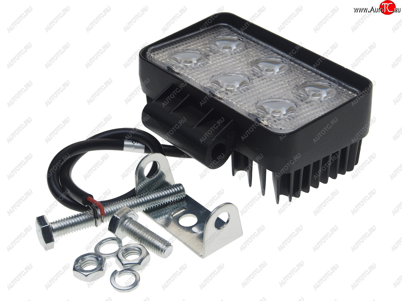 1 099 р. Фара рабочего света 110x60x45мм 18Вт (6 светодиодов) IP67 Allroad LUMEN LUMEN alr18w2lf  с доставкой в г. Вологда