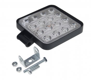 Фара рабочего света 105x105x17мм 48Вт (16 светодиодов) IP67 Allroad LUMEN LUMEN alr48wsf