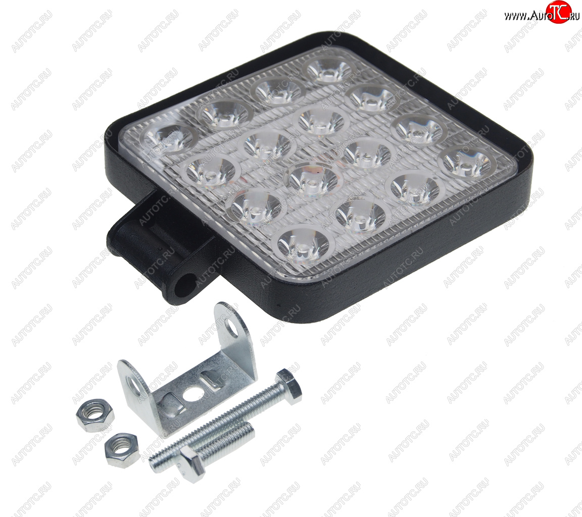 619 р. Фара рабочего света 105x105x17мм 48Вт (16 светодиодов) IP67 Allroad LUMEN LUMEN alr48wsf  с доставкой в г. Вологда