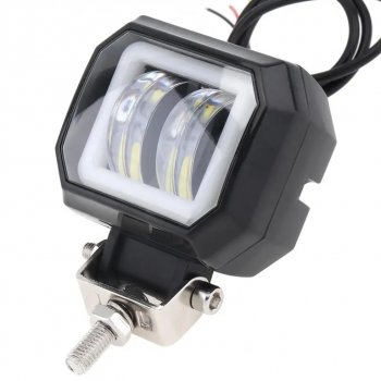 2 179 р. Фара рабочего света 74x65x55мм 20Вт с ДХО (к-т 2шт.) IP67 Allroad LUMEN LUMEN alr-af20ws  с доставкой в г. Вологда. Увеличить фотографию 2