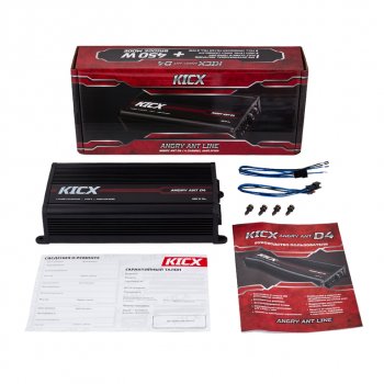 12 749 р. Усилитель автомобильный 4х150Вт KICX KICX angry ant d4  с доставкой в г. Вологда. Увеличить фотографию 7