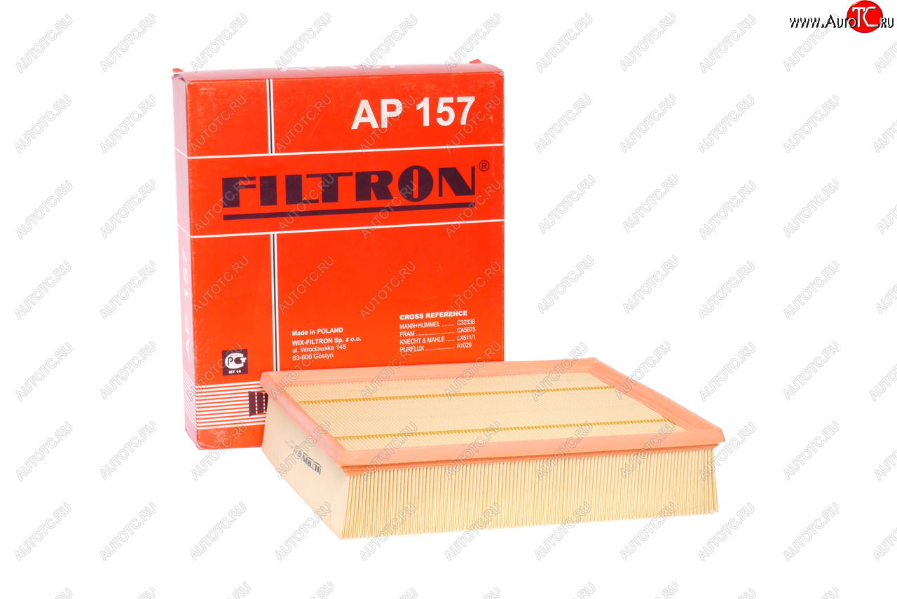 1 079 р. Фильтр воздушный MERCEDES VW FILTRON FILTRON ap157  с доставкой в г. Вологда