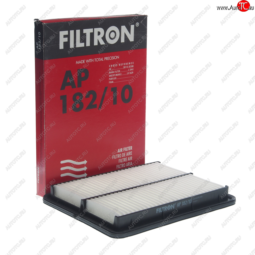 1 029 р. Фильтр воздушный KIA Sorento (06-) (297х238х32) FILTRON FILTRON ap18210  с доставкой в г. Вологда