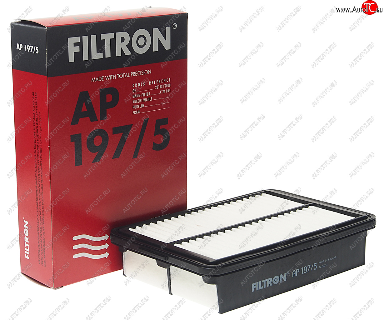 1 359 р. Фильтр воздушный HYUNDAI Elantra (15-) FILTRON FILTRON ap1975  с доставкой в г. Вологда