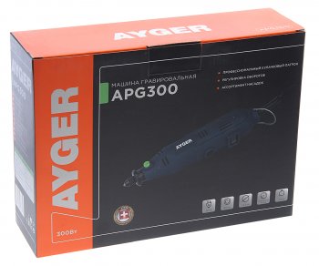 3 279 р. Гравер 300Вт 8000-30000обмин. гибкий вал (кейс,комплект насадок) AYGER AYGER apg300  с доставкой в г. Вологда. Увеличить фотографию 7