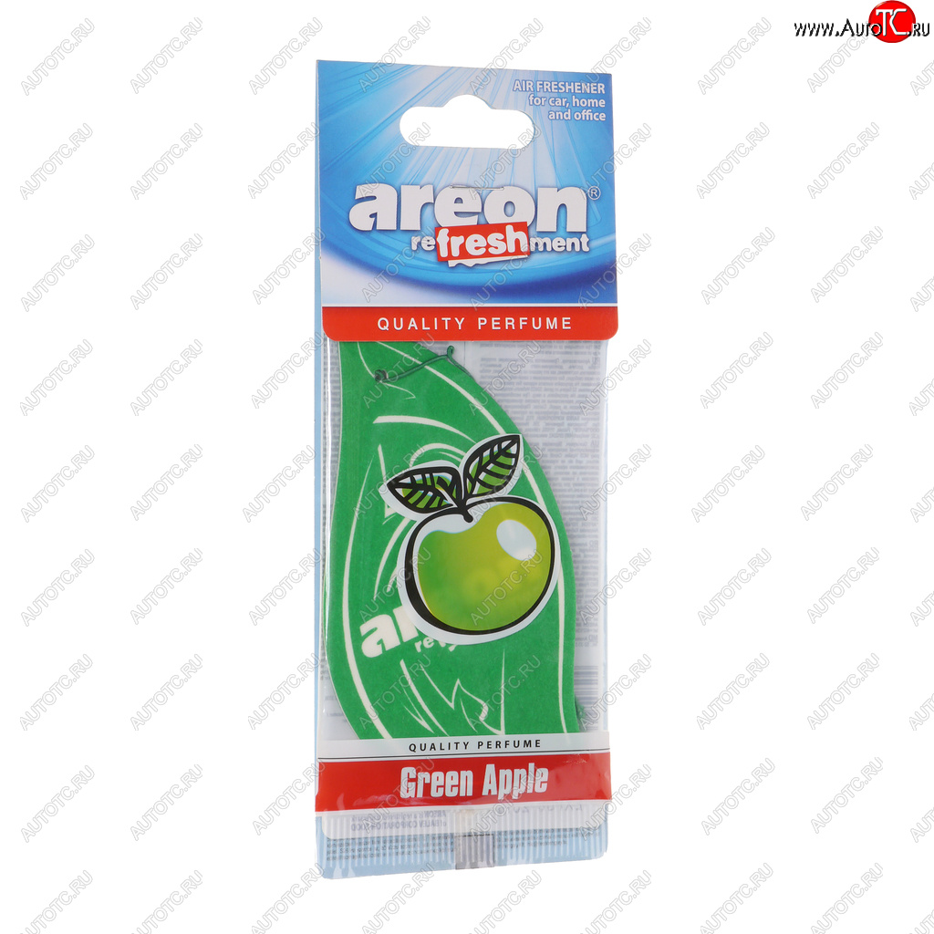 75 р. Ароматизатор подвесной пластина (яблоко зеленое) Refreshment Airplane AREON AREON ar03  с доставкой в г. Вологда
