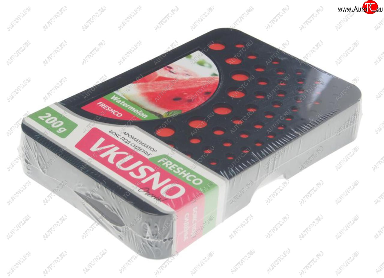 439 р. Ароматизатор под сиденье гелевый (арбуз) 200г Vkusno FRESHCO FRESHCO ar4bx030  с доставкой в г. Вологда