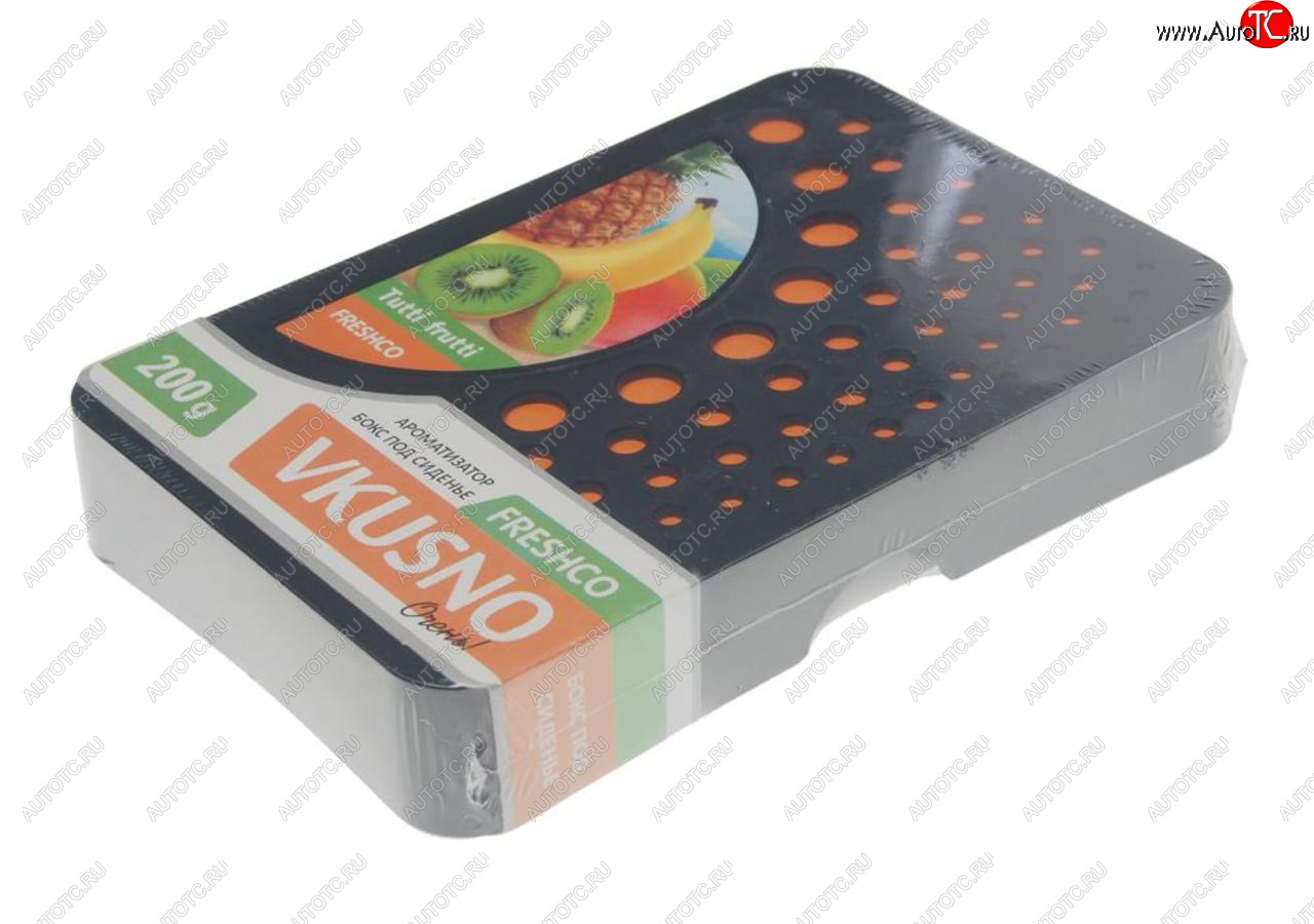 439 р. Ароматизатор под сиденье гелевый (тутти-фрутти) 200г Vkusno FRESHCO FRESHCO ar4bx080  с доставкой в г. Вологда