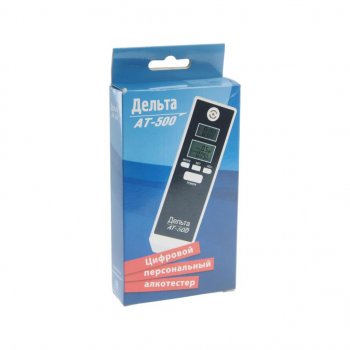 889 р. Алкотестер цифровой до 1.99 промилле два LCD дисплея, звуковой сигнализатор ДЕЛЬТА ДЕЛЬТА ат-500  с доставкой в г. Вологда. Увеличить фотографию 2