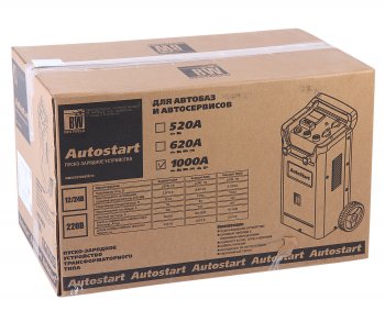39 999 р. Устройство пуско-зарядное 12-24V70-1200Ач800А передвижное BESTWELD BESTWELD autostart 1000  с доставкой в г. Вологда. Увеличить фотографию 3
