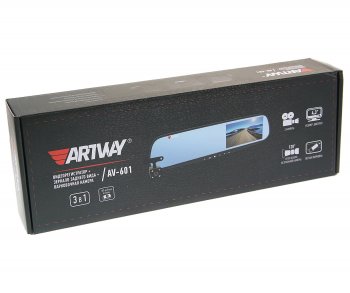 4 099 р. Видеорегистратор в зеркале ARTWAY ARTWAY av-601  с доставкой в г. Вологда. Увеличить фотографию 6