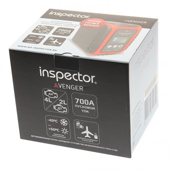 11 249 р. Устройство пусковое 12V 700А INSPECTOR INSPECTOR avenger INSPECTOR avenger  с доставкой в г. Вологда. Увеличить фотографию 2